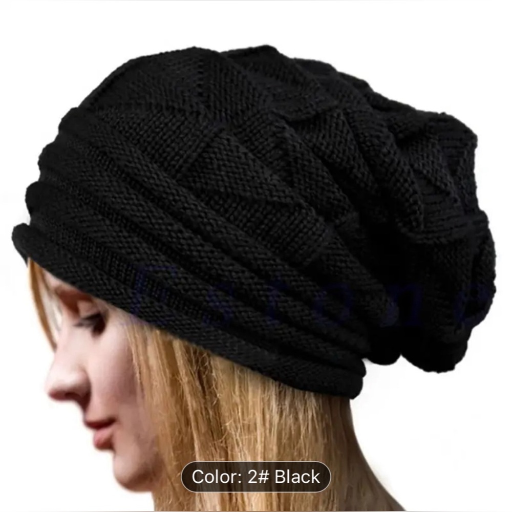 Slouchy, oversized beanie-super cute!